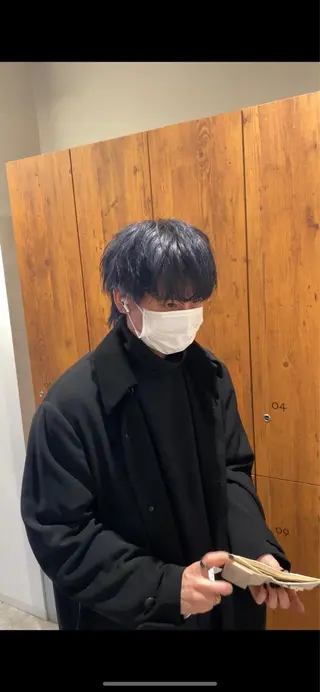 メンズ 透明感ブリーチ/ メンズパーマのヘアスタイル