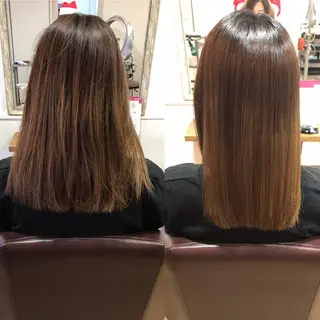 セミロング 髪質改善エイジングケ ア専門美容室チアフルのヘアスタイル