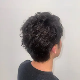 パーマ メンズ パーマモデル募集🌈 森脇帆南のヘアスタイル
