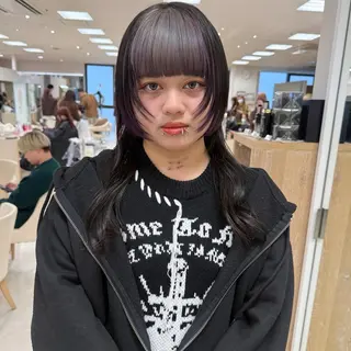 ロング カラー ヘアアレンジ 🍒KIKUCHI KANAE🍒のヘアスタイル