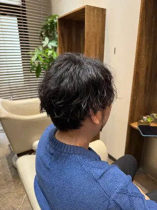 パーマ メンズ 中村 空のヘアスタイル
