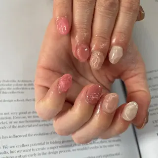 ネイル ワンホン／ニュアンス Ayanoのネイルデザイン