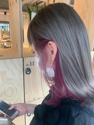 ミディアム カラー ヘアアレンジ Sia中野新橋 『JUNYA』のヘアスタイル