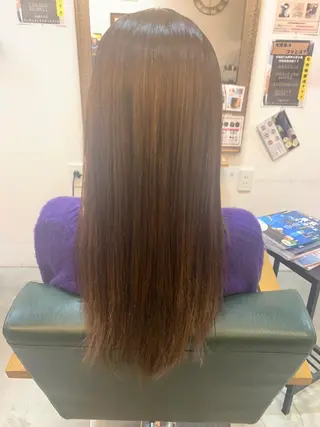 ロング カラー 長瀬 遥姫のヘアスタイル