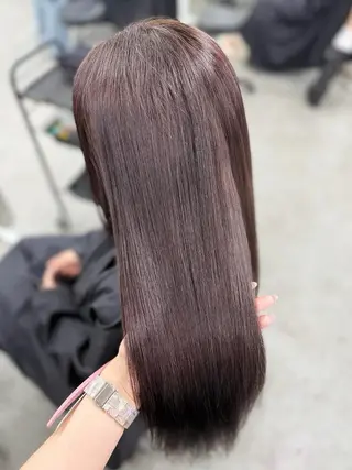 カラー 韓国透明感color 🤍sawako🏹のヘアスタイル