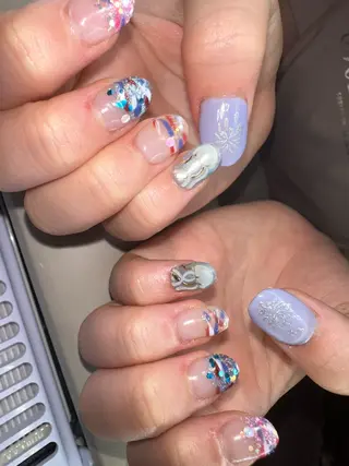 ミディアム YOKOSUKA⚓️ KIRaRa💅のネイルデザイン