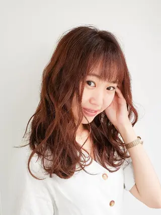 カラー パーマ 美髪⭐︎髪質改善 井上 康司のヘアスタイル