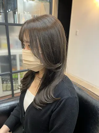 セミロング カラー 髪質改善のプロ💟 kanonのヘアスタイル