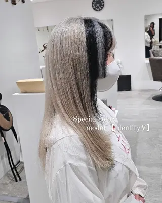 ロング カラー E Komo hair所属・Wow❕E Komo hair 永井一輝のヘアスタイル