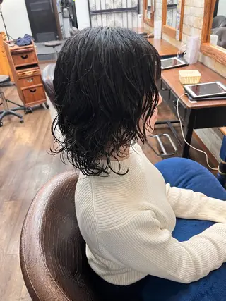 セミロング パーマ 💠西山 果琳💠のマツエク・マツパデザイン