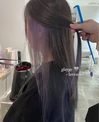 ロング カラー 🤍透明感カラー ソメヤナナ 🤍のヘアスタイル