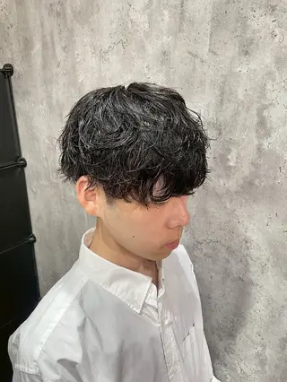 パーマ 🫟メンズパーマ地域 最安値🫟✂藤原のヘアスタイル