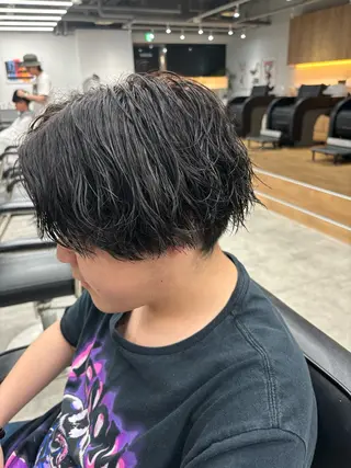 カラー パーマ メンズ メンズパーマ/新潟/ 万代/高橋悠叶のヘアスタイル