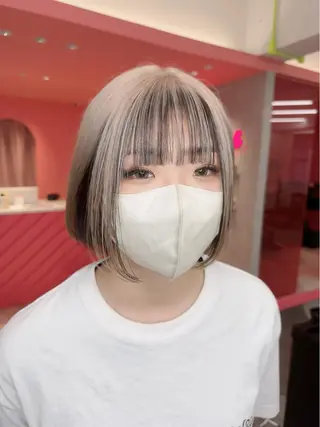 ショート カラー 韓国ヘア/艶カラー /田中悠佑のヘアスタイル