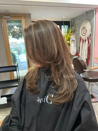 ロング Dimo＆所属・レイヤーカット 🐶ダイスケ🐶のヘアスタイル
