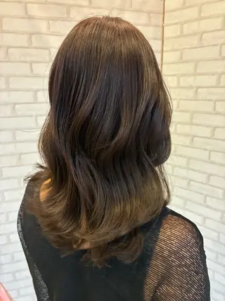 ミディアム 至福の時間を❤️ かめいまゆのヘアスタイル