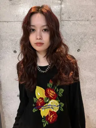 セミロング カラー ヘアアレンジ yuuna/ ハッシュカット🎀のヘアスタイル