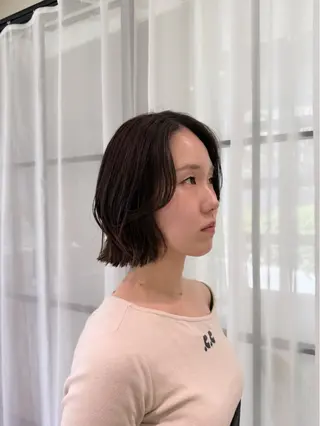 ミディアム Lumier de mashu所属・nana/ボブ/ レイヤーカットのヘアスタイル