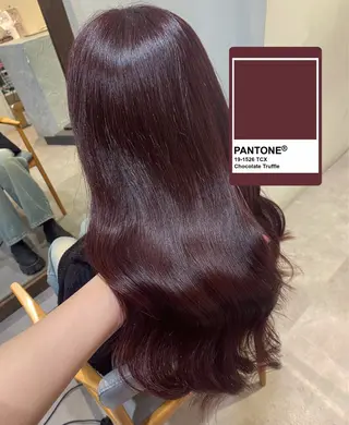 セミロング カラー 当日予約大歓迎💗 依田瑞希のヘアスタイル