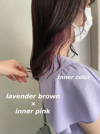 ロング カラー 切りっぱなしボブ ソノキユウカのヘアスタイル