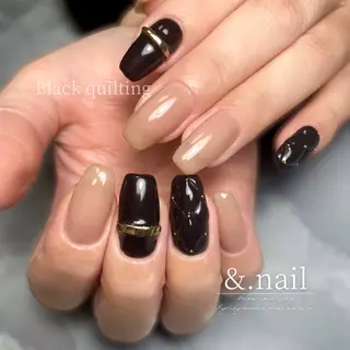 ネイル &.nail/ ニュアンス/持込み可のネイルデザイン