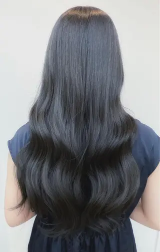 ロング カラー ヘアアレンジ 前髪顔周り✂️店長 ❤️アマミヤ❤️のヘアスタイル