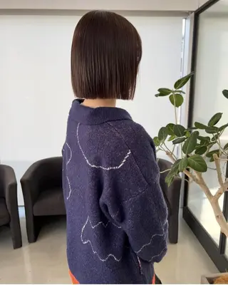 ショート カラー ショート／ボブ／柳津 いくらまゆのヘアスタイル