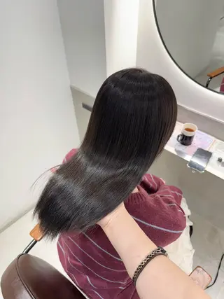 セミロング 艶髪カラー🫧 髪質改善🪽萩原のヘアスタイル