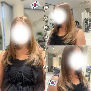 セミロング 🫧美髪縮毛矯正🫧 横山 遥のヘアスタイル