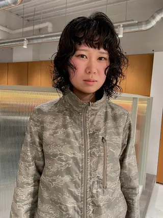 ショート パーマ ボブ/レイヤー/ 御田村裕人のヘアスタイル