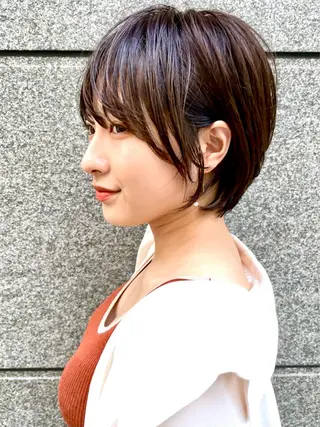 ショート カラー LucksiMie 銀座店所属・【韓国　レイヤー 髪質改善✨】かずのヘアスタイル