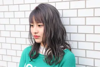 ミディアム juve. 別府のヘアスタイル