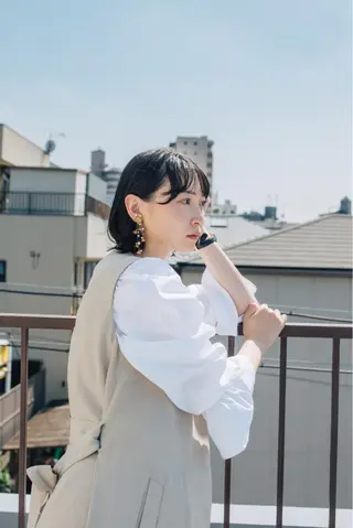 ミディアム 高浜 夕海のヘアスタイル