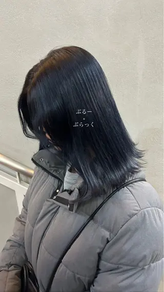 ロング カラー 髪質改善 / 透明感 カラー / 冨成のヘアスタイル