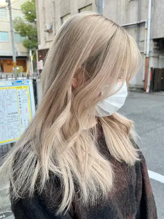 ロング カラー Via officialのヘアスタイル