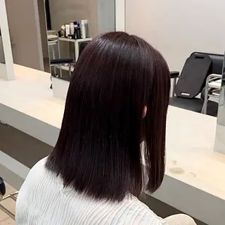 ミディアム カラー ☘️艶カラー➕ レイヤー maya☘のヘアスタイル