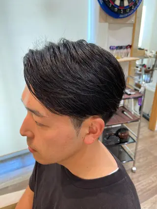 ミディアム メンズ メンズパーマ 北原寿樹のヘアスタイル