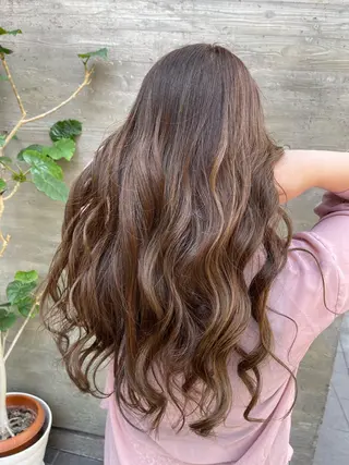 セミロング カラー オージュアソムリエ DAIKI⭐️のヘアスタイル