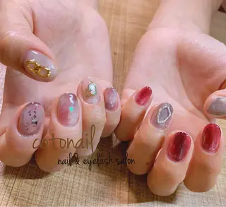 ショート ネイル ツメトマツゲ .のネイルデザイン