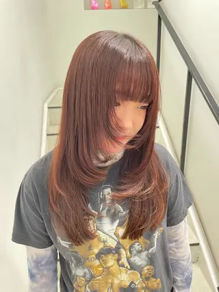 ロング miwa/ボブパーマ /モードボブのヘアスタイル