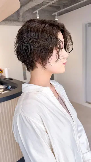 ショート ✨圧倒的ツヤ感✨美髪 カズ　豊島区　大塚駅のヘアスタイル
