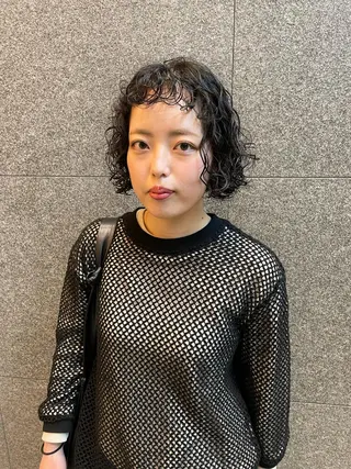 ミディアム カラー パーマ ヘアアレンジ メンズ キッズ ネイル マツエク・マツパ アイブロウ tatsumi/ボブ ウルフ/レイヤーのヘアスタイル