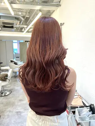 ロング カラー ヘアアレンジ レイヤー/透明感 🍃鈴木裕介のヘアスタイル