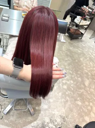 ロング コトネ🫧 韓国風レイヤーカットのヘアスタイル