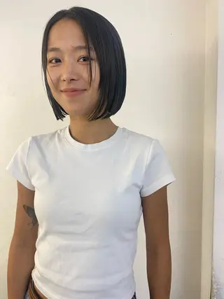 ショート カラー 森貴裕/ベージュ/ パーマ/オリーブのヘアスタイル