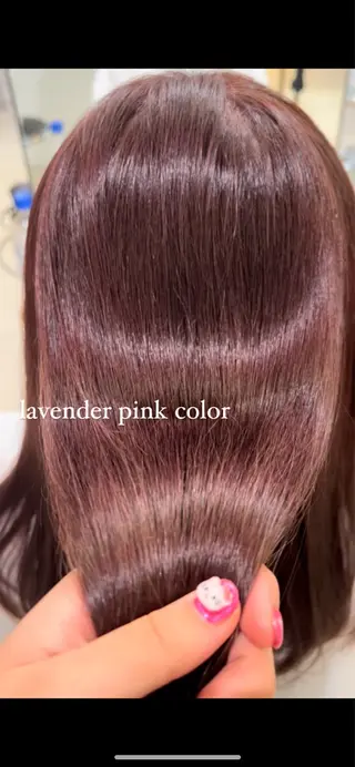ミディアム カラー 縮毛矯正支持率N O.1あおい🕊️✨のヘアスタイル
