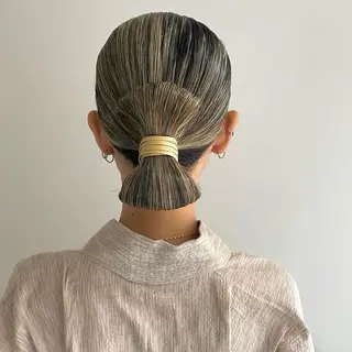 顔周りカット/透明感 カラー✂️MEIのヘアスタイル