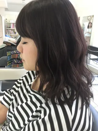 ミディアム パーマ マツエク・マツパ 渡邉 ケイジのヘアスタイル