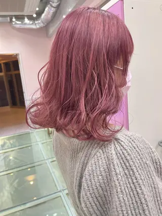 ミディアム カラー tuki yokohama所属・店長 小池アキトのヘアスタイル