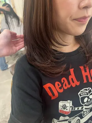 セミロング 金山/レイヤー カット/Hikariのヘアスタイル